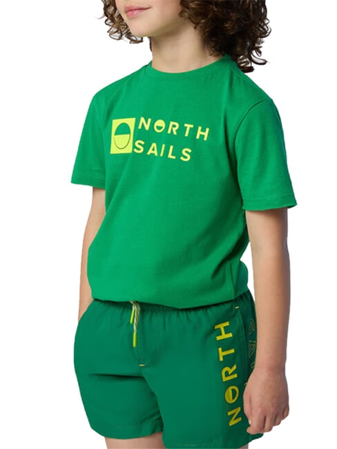 BASIC Boxer costume green bee - Children's Swimwear