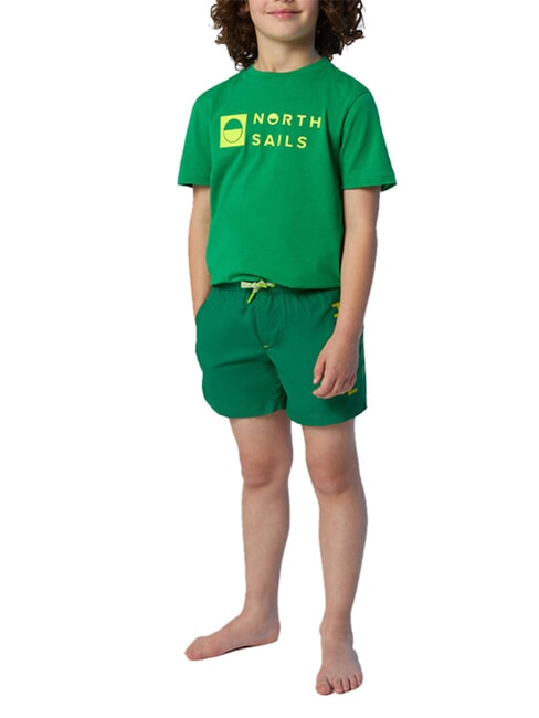 BASIC Boxer costume green bee - Children's Swimwear