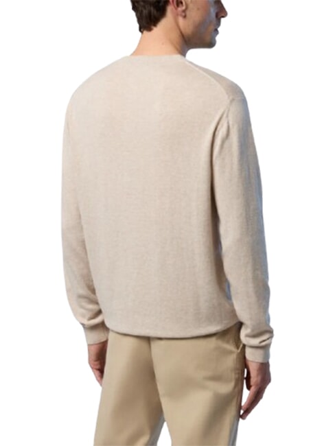 CORE 100% cotton shirt beige melange - Men's Sweaters