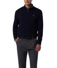 NORTH SAILS CORE Half-zip sweater navy blue - Men's Sweaters - 4