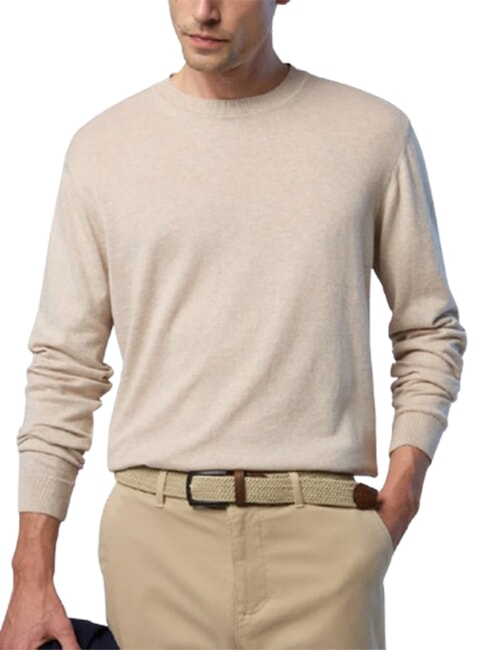 CORE 100% cotton shirt beige melange - Men's Sweaters