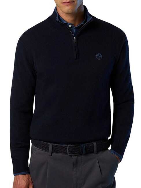 CORE Half-zip sweater navy blue - Men's Sweaters