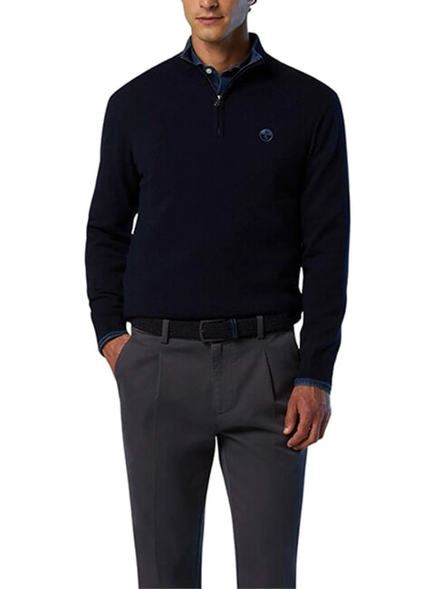 CORE Half-zip sweater navy blue - Men's Sweaters
