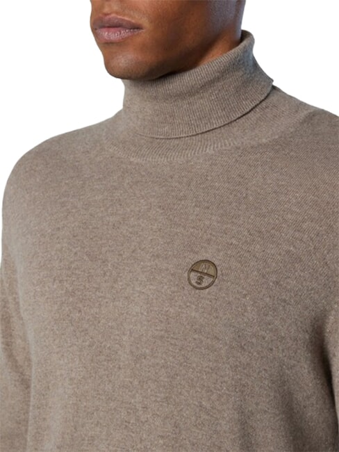 CORE Turtleneck sweater fossil melange - Men's Sweaters