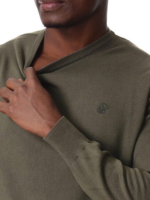 CORE Crew neck sweater forest night - Men's Sweaters