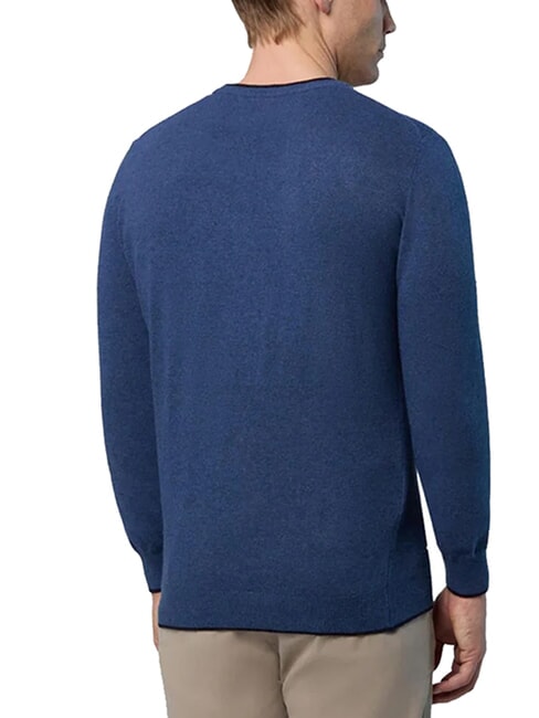 N|S Crew neck sweater China blue melange - Men's Sweaters