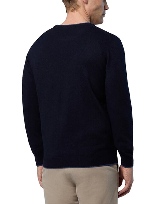 N|S Crew neck sweater navy blue - Men's Sweaters