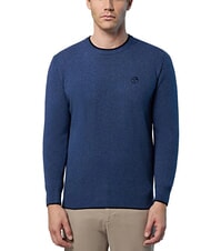 NORTH SAILS N|S Crew neck sweater China blue melange - Men's Sweaters - 2