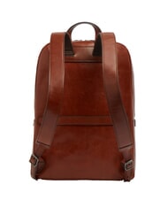 THE BRIDGE GALILEO 13" laptop backpack, in leather Brown / Ruthenium - Backpacks & School and Leisure - 3