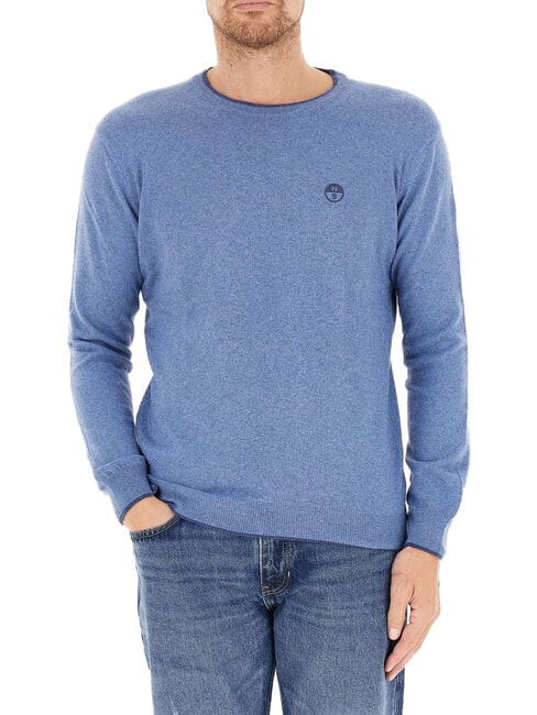 N|S Crew neck sweater infinity melange - Men's Sweaters