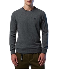 NORTH SAILS N|S Crew neck sweater dark gray melange - Men's Sweaters - 2