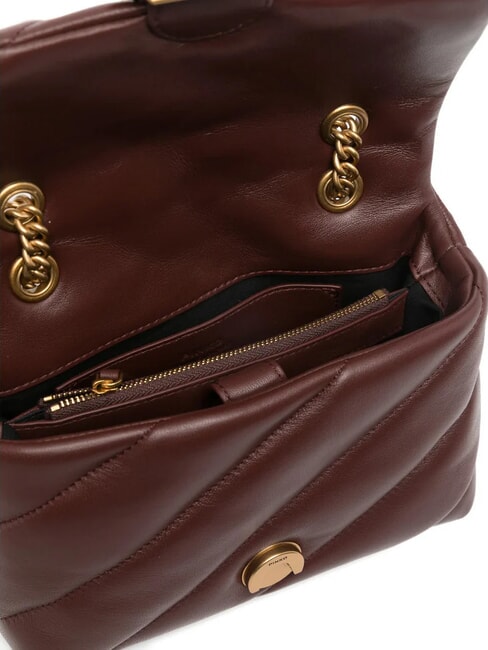 MINI LOVE BAG Nappa bag burgundy wine-antique gold - Women&rsquo;s Bags