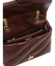 PINKO MINI LOVE BAG Nappa bag burgundy wine-antique gold - Women&rsquo;s Bags - 4