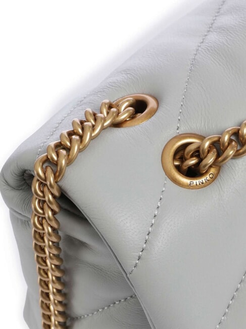MINI LOVE BAG Nappa bag pearl gray-antique gold - Women&rsquo;s Bags