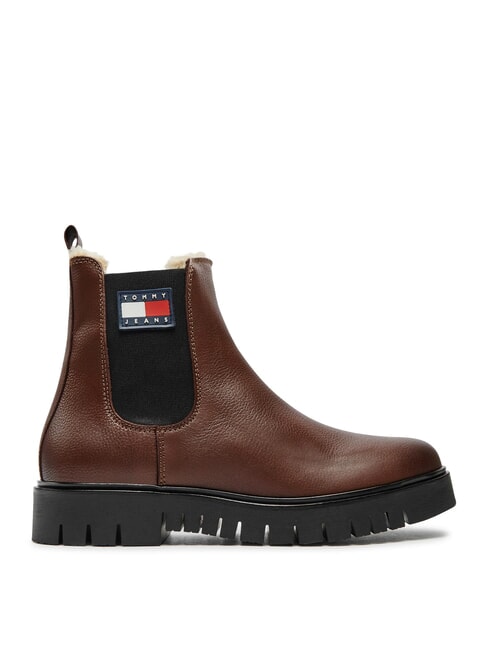 TH JEANS Leather ankle boots brown - Women&rsquo;s shoes