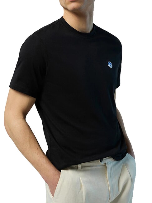 BOLLO Cotton T-shirt black - T-shirt