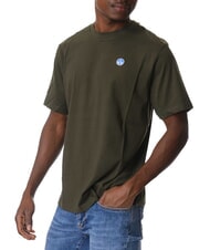 NORTH SAILS BOLLO Cotton T-shirt forest night - T-shirt - 4