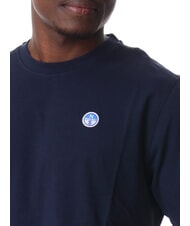NORTH SAILS BOLLO Cotton T-shirt navy blue - T-shirt - 5