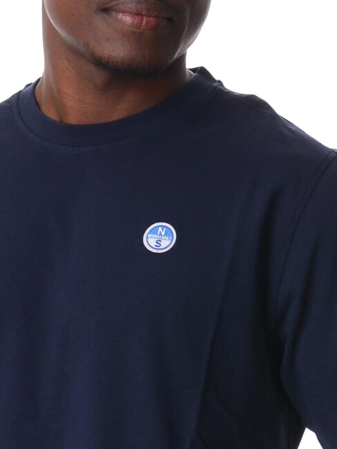 BOLLO Cotton T-shirt navy blue - T-shirt