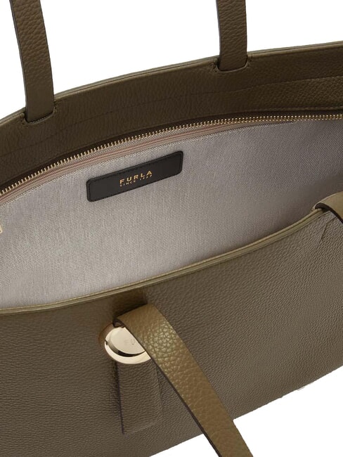 CAMPIONARIO - SFERA Leather Shopping Bag sage - Women&rsquo;s Bags