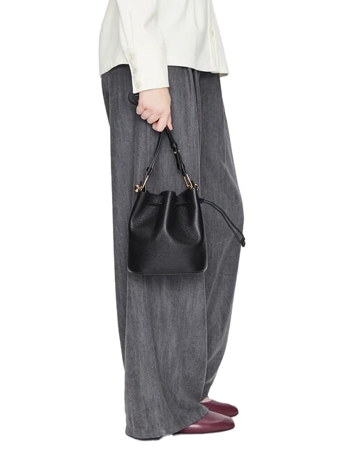 CAMPIONARIO - SFERA Mini Shoulder Bucket Black - Women&rsquo;s Bags