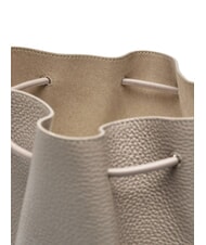 FURLA CAMPIONARIO - SFERA Leather bucket bag gray stucco - Women&rsquo;s Bags - 4