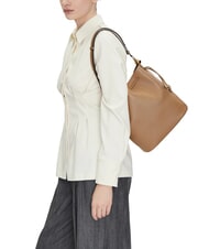 FURLA CAMPIONARIO - SFERA  Shoulder bucket bag, in leather desert - Women&rsquo;s Bags - 2