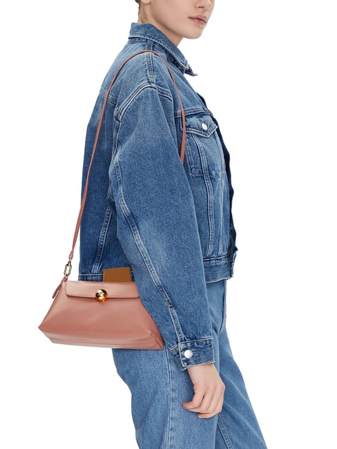 CAMPIONARIO - SFERA Shoulder bag, in leather tulle - Women&rsquo;s Bags