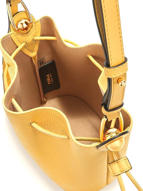 CAMPIONARIO - SFERA  Mini Leather Bucket Bag cream - Women&rsquo;s Bags