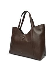 FURLA CAMPIONARIO - GOCCIA  Leather shopper chocolate - Women&rsquo;s Bags - 3