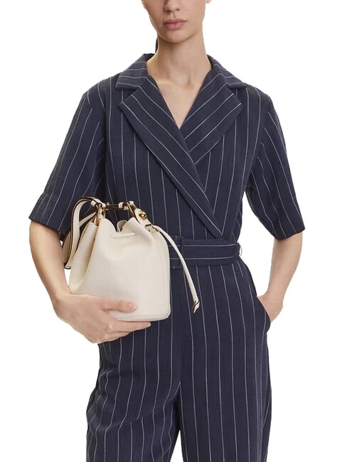 SFERA  Mini Leather Bucket Bag PANNA - Women&rsquo;s Bags