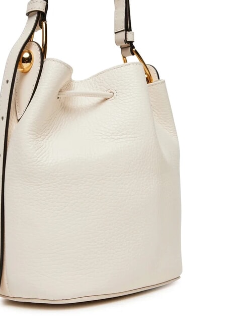 CAMPIONARIO - SFERA  Mini Leather Bucket Bag PANNA - Women&rsquo;s Bags