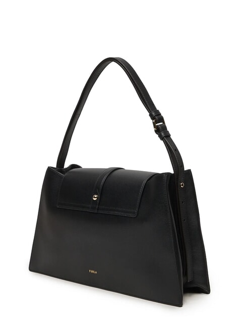 NUVOLA  Semi-rigid leather bag Black - Women&rsquo;s Bags