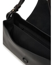 FURLA CAMPIONARIO - NUVOLA  Semi-rigid leather bag Black - Women&rsquo;s Bags - 5