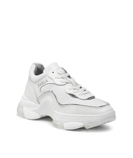 FURLA WONDERLACE UP Women's Sneakers talcum powder h+silver color - Women&rsquo;s shoes - 3