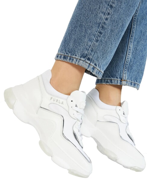 CAMPIONARIO - WONDERLACE UP Women's Sneakers talcum powder h+silver color - Women&rsquo;s shoes