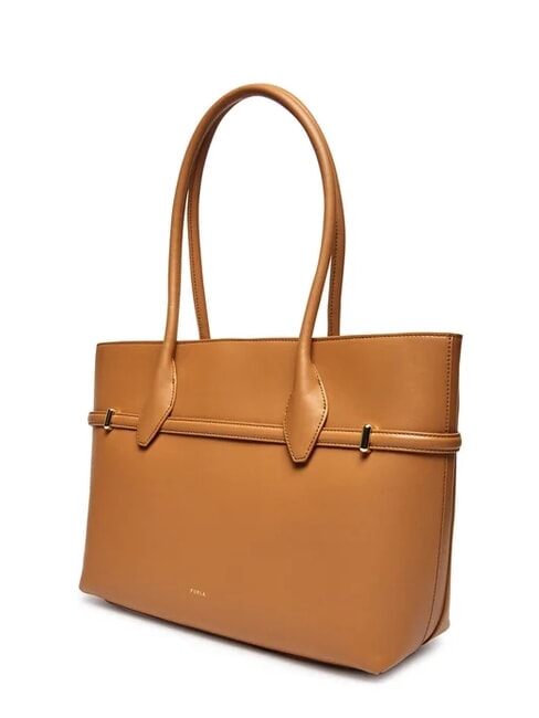 CAMPIONARIO - GOCCIA  Leather shopper brandy - Women&rsquo;s Bags