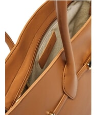 FURLA CAMPIONARIO - GOCCIA  Leather shopper brandy - Women&rsquo;s Bags - 4