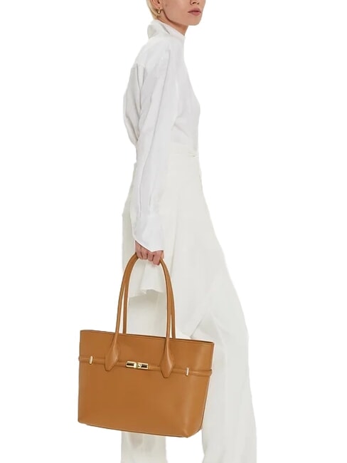GOCCIA  Leather shopper brandy - Women&rsquo;s Bags