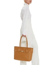 FURLA GOCCIA  Leather shopper brandy - Women&rsquo;s Bags - 5