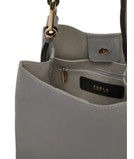 FURLA CAMPIONARIO - NUVOLA  Mini Leather Bag ash - Women&rsquo;s Bags - 5