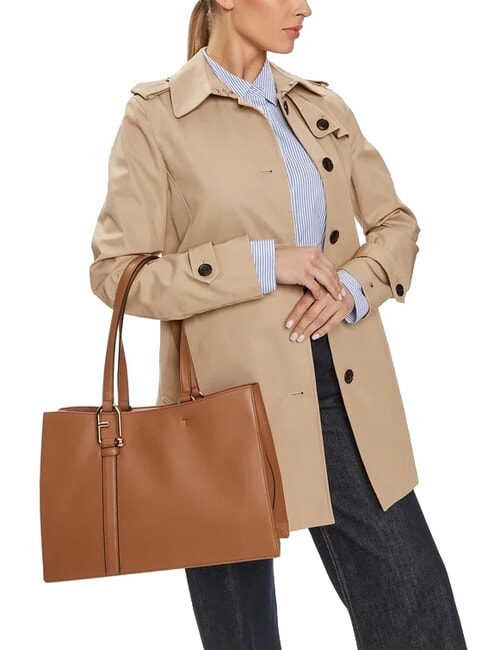 CAMPIONARIO - NUVOLA  Leather shoulder bag brandy - Women&rsquo;s Bags