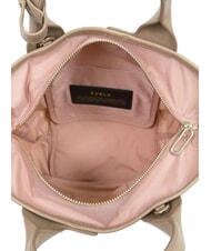 FURLA CAMPIONARIO - PIUMA  Mini Shopper with shoulder strap ballerina i+alba+greige - Women&rsquo;s Bags - 4