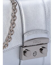 FURLA METROPOLIS  Shoulder bag COLOR SILVER - Women&rsquo;s Bags - 4