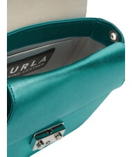 FURLA CAMPIONARIO - METROPOLIS Leather shoulder bag zephyr + light silver - Women&rsquo;s Bags - 3