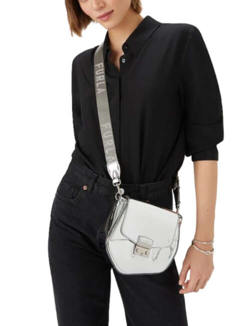 CAMPIONARIO - METROPOLIS  Shoulder bag color silver + light silver - Women&rsquo;s Bags