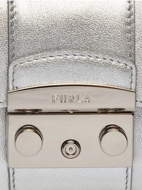 CAMPIO - METROPOLIS Mini shoulder bag COLOR SILVER - Women&rsquo;s Bags