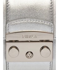 FURLA CAMPIO - METROPOLIS Mini shoulder bag COLOR SILVER - Women&rsquo;s Bags - 4