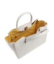 FURLA GENESI  Handbag, with shoulder strap, in leather Marshmallow - Women&rsquo;s Bags - 5