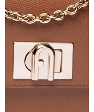 FURLA CAMPIONARIO - 1927 Mini leather bag cognac - Women&rsquo;s Bags - 6